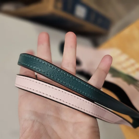 - Kate Spade Pink and Green Tote with Tropical Design - Picture 6 of 14